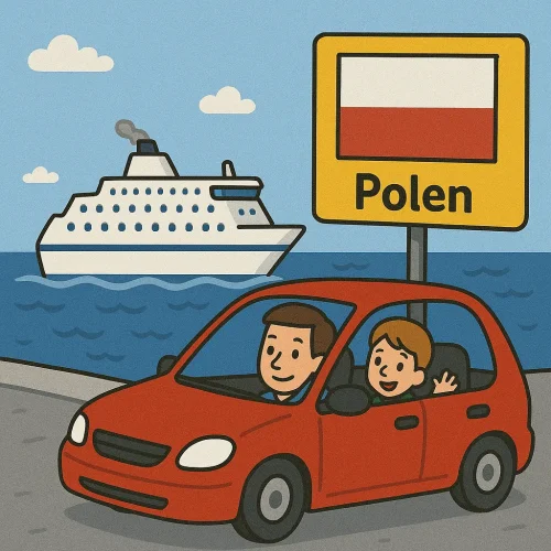 Färja till Polen